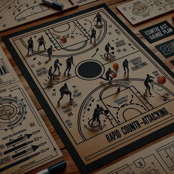Comment préparer un plan de jeu efficace pour contrer une équipe de basket rapide en contre-attaque ?