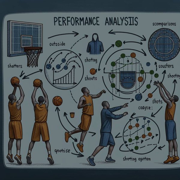 Comment les analyses de performance sont-elles utilisées pour améliorer le tir extérieur en basket ?